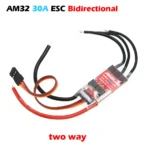 RedHobby 2-4S AM32 Brushless ESC 30A Dual-Way Two Way Speed Controller ESC with 6V 2A UBEC for RC Drone Airplane RC Car Boat - Image 8