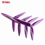 2 /10 Pairs Tracker 7X4X3 7040 7inch 3 blade/tri-blade Propeller Light Grey (CW+CCW) Poly Carbonate for 7inch 8inch FPV RC Drone - Image 8