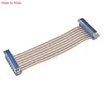 1PCS 20CM 50CM 1M DB37 MALE to FEMALE/MALE TO MALE/FEMALE TO FEMALE CABLE D-Sub serial port connector adapter Extension Cable - Image 2