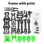 MARK4 Mark HD 5 Inch 240mm Frame Kit 3K Carbon Fiber 5mm Arm for FPV Racing Drone RC Quadcopter DIY Freestyle with Print Parts - Image 8