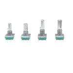 5PCS EC11 360 Degree Rotary Encoder with switch Audio Digital Potentiometer Handle 15MM 20MM 5PIN push button Coding SWITCH knob - Image 3