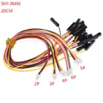 5PCS 1.0 1.25 1.5 2.0 2.54 SH/JST/ZH/PH/XH 1.0MM 1.25MM 2.0MM 2.54MM Female Plug Connector To Dupont Line/Wire 1P Cable 2/3/4Pin - Image 2