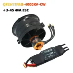 QX-MOTOR 64mm EDF 5 Blades Ducted Fan w/ QF2611 Pro 4000KV 3200KV 2900KV RC Brushless Motor CW CCW for 3S 4S 6S RC Jet Airplane - Image 7