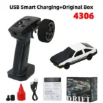 Rc Toys 1/43 RC Drift Car with Gyro Upgraded Ver 2.4G Remote Control Mini Drift Race Car 4WD Radio Control RC Toys Traffic Cones - Image 9