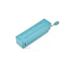 2pcs Green Narrow Body Dip28 Zif Zip Ic Socket 28p Dip Chip Test Adaptor 28 Pin dip-28 28pin 2.54mm Pitch Connector For Pcb - Image 2