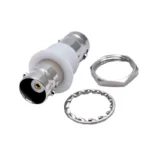 1pcs Bnc Female Jack To Bnc Female Jack With Nut Connector Adapter