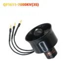 QX-Motor 30mm EDF 6 Blades Ducted Fan QF1611 Brushless Motor With 40A / 20A ESC 2-6S For DIY RC Airplanes Model Parts Car Model - Image 10
