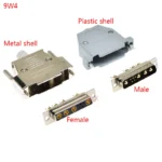 1PCS DB Plug 2W2/3W3/3V3/7W2/5W5/8W8/9W4/13W3/17W2/17W5 Gold plated Male Female High Current Connector D-SUB Adapter Solder type - Image 14