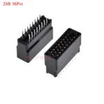 5pcs Edge Card Connector Slot 2.54 mm Pitch 8/10/12/16/18/20/28/30/36/40/50/60/72/80/98 Pin PCB Gold Finger Socket Through Holes - Image 11