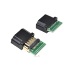 5PCS 19PIN 19P HDMI FEMale Jack/socket connector with PCB Board Solder Type with plastic shell - Image 3