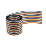 1Reel 60Meter 6/8/10/12/16/20/30/40/50P Pin 1.27mm Pitch Color Flat Ribbon Cable Rainbow Wire For FC Dupont DC3 IDC Connector - Image 3