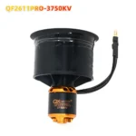 QX-MOTOR 50mm EDF QF2611 QF2611PRO 12blades Ducted fan with 3300KV/ 4000KV /4600KV/ 5000KV Brushless Motor For Rc Jet Aircraft - Image 11