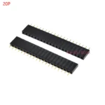 10PCS 2/3/4/5/6/7/8/10/12/16/20/40 Pin Single Row Straight Pin Female Header 2.54MM Pitch Connector Socket 2P/3P/4P/16P/20P/40P - Image 24