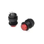 2pcs 16mm r16-503ad Round Red Light self-locking Push Button Switch Micro Tact Key Switch Inching Power 4pin on/off - Image 2