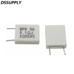 10PCS BPR56 5W 0.001 0.1 0.15 0.22 0.25 0.33 0.5 Ohm Non-Inductive Ceramic Cement Resistor 0.1R 0.15R 0.22R 0.25R 0.33R 0.5R - Image 2