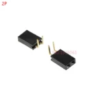 10pcs 1x/2/3/4/5/6/8/10/40 Pin Single Row Right Angle Female Pin Header 2.54mm Pitch Strip Connector Socket 3p/4p/6p/8p/20p/40p - Image 8