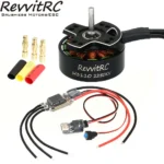 RevvitRC H3110 2250KV 1850KV 2-4S 14-Pole Brushless Motor 3.17mm Shaft APE32 AM32 50A 3-6S 32-bit Car ESC For RC 1/10 RC Car