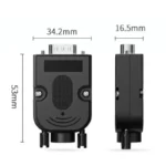 VGA Solderless Joint DB15 /3+9 Locking Type 3 Rows of 15 Needles Male Female Connector Computer Monitor Projector Terminal - Image 4