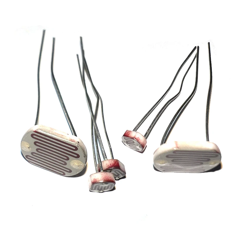 20pcs 5539 5506 5516 5528 5537 5549 Light Dependent Resistor LDR 5MM Photoresistor Wholesale Retail Photoconductive Resistance