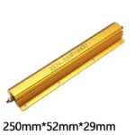 RX24 500W Aluminum Power Metal Shell Case Wirewound Resistor 0.1 0.15 0.22 0.33 0.4 0.47 0.5 0.8 1 1.5 2 2.2 3 3.3 4 4.7 5 6 Ohm - Image 2