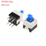 10PCS/LOT 5.8x5.8 7x7 8x8 8.5x8.5mm Self Locking / UNlock Push Tactile Power Micro Switch 6 Pin Button Switches 5.8*5.8MM 8*8MM - Image 8