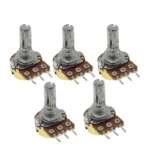 5PCS WH148 20mm B1K B2K B5K B10K B20K B50K B100K B250K B500K B1M 3Pin Linear Potentiometer 1K 2K 5K 10K 100K 250K 500K 1MΩ - Image 4