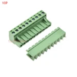 10Sets 2edg 2/3/4/5/6/7/8/9 Pin Screw Terminal Block Connector 5.08mm Pitch Plug + Straight Pin Header Socket For Pcb 2p 3p 4p - Image 20