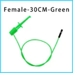 Test Hook Clip to Dupont Male/Female Jumper Wire 26AWG Silicone Cable For Breadboard Oscilloscope Logic Analyzer - Image 12