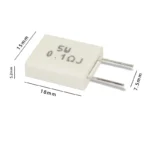 10pcs Non-inductive Ceramic Cement Resistor 5W 0R01 0R015 0R022 0R02 0R025 0R03 0R047 0R05 Ohm 0.01R 0.015R 0.022R 0.02R 0.025R - Image 6