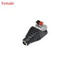 1pcs 12v Dc Power 5.5*2.1mm Male Female Connector Adapter 5.5x2.1mm Male Plug Female Socket Pressed Type For Led Strips - Image 6