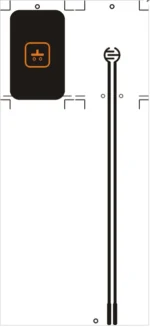 5pcs single bond membrane switch 110MM thin film Button switch - Image 3