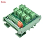 1PCS Three-wire Plc Input Module 4 6 8 10 way Proximity Switch Sensor Terminal Block Photoelectric Conversion Board For NPN/PNP - Image 7