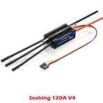 HOBBYWING Seaking Brushless ESC Boat Sensorless ESC 30A 60A 90A 120A 160A V4 Series IP67 Waterpoof Built-in BEC For RC Boats - Image 7