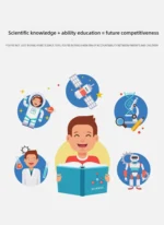 Kids DIY Science Toys Educational Scientific Experiment Kit Hydraulic Lift Table Model Physics School STEM Projects - Image 32