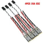 4PCS Rc 35A 45A BLHeli_S ESC Support 2-6S Power Supply DShot150/300/600 Oneshot125 For RC FPV Quadcopter Airplane Drone - Image 8