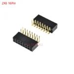 10Pcs 2*2/3/4/5/6/8/20/40 Pin Double Row Right Angle Female Pin Header 2.54mm Pitch Strip Connector Socket 2x3p/4p/6p/8p/20p/40p - Image 6