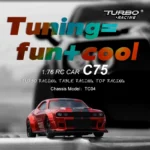Turbo Racing 1:76 C75 On Road RC Car Radio Full Proportional Remote Control Toys RTR Kit For Kids and Adults - Image 5