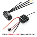 Hobbywing EZRUN MAX6 G2 200A 3-8s Brushless Sensored ESC w/ EZRUN 4990SD 5690SD G2-1650KV 1250KV Motor For 1/5 1/6 1/71/8 Car - Image 9