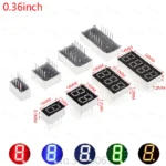 5Pcs LED Digital Tube Display 0.28/0.36/0.4/0.56/0.8-Inch 1/2/3/4-Bit 7 Segment Common Cathode/Anode Red/White/Yellow/Green/Blue - Image 10