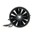QX-Motor 70mm EDF 4s 6s QF2827 Brushless motor 12 Blades Ducted Fan w/ 80A 60A 3-6S Esc for RC EDF Jet Aircraft Airplane - Image 3