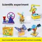 DIY Science Toys Children Educational STEM Projects Kits 3D Assemble Car Boat Model Wood Puzzle Toy Scientific Experiment Kit - Image 3