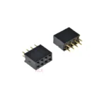 10/50pcs 2x4 Pin Double Row Straight Female Pin Header 2.54mm Pitch Strip Connector Socket 2*4 4p 4 Pin 4pin For Pcb Board - Image 3