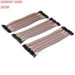 120pcs 20CM 40PIN DUPONT LINE MALE TO MALE + FEMALE TO FEMALE + MALE TO FEMALE 40p jumper wire CONNECTOR cable FOR PCB ARDUINO