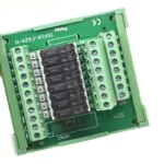 8 Channels relay module C45 DIN Rail Mount APAN3105 APAN3112 APAN3124 1NC 5A 5V 12V 24V DC PNP NPN PLC control - Image 6