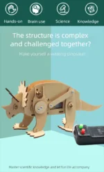 DIY Science Toys Children Educational STEM Kits Dinosaur Model Technologia Experimental Tool Wood Puzzle Games School Supply - Image 18