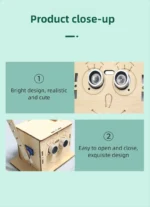 DIY Intelligent Parking Barrier Gate Kids DIY Physical Science Experiments Wooden Toy Set Assembled Educational Toy For Kid Gift - Image 12