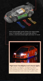 New Turbo Racing 1/76 Mini Electric Remote Control Car C76 Mini RTR Toy Car Sports Car Model Car for Adult Children's Toys Gift - Image 15