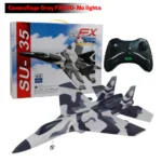 RC Plane SU35 2.4G With LED Lights Aircraft Remote Control Flying Model Glider Airplane F22 FX820 FX620 FX622 A380 EPP Foam Toys - Image 21