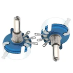 5PCS WH5 1K 2K 10K 47K 4K7 470R 100K 470K 220K 1K5 22K 1M Ohm WH5-1A 3-Terminals Round Shaft Rotary Taper Carbon Potentiometer - Image 4