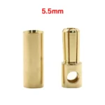 20pcs/lot 2.0mm 3.0mm 3.5mm 4.0mm 5.5mm 6.0mm 8.0MM Gold Bullet Banana Connector plug for ESC Lipo RC battery Plugs (10 pair) - Image 22